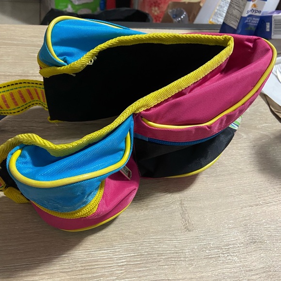 Vintage Retro 90’s Rucanor Athletic Colourful Fanny Pak / Pack - Picture 6 of 9